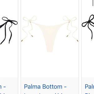 Monday swimwear Palma bottom in Ivory brand new w tags size medium